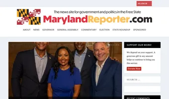 Screenshot of MarylandReporter.com