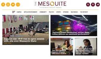 Screenshot of Mesquite-News