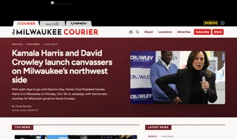 Screenshot of The Milwaukee Courier