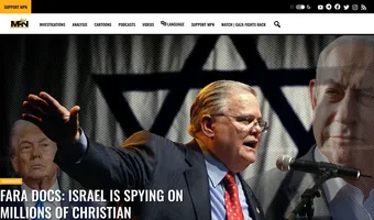 Screenshot of MintPress News
