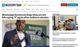 Screenshot of Mississippi Today