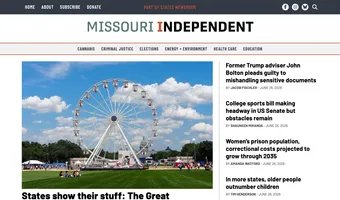Screenshot of Missouri Independent
