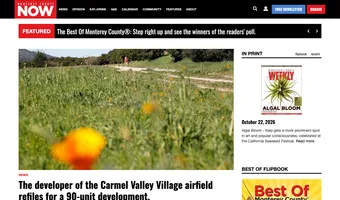 Screenshot of Monterey County Weekly