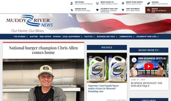 Screenshot of Muddy River News