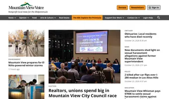 Screenshot of Mountain View Voice