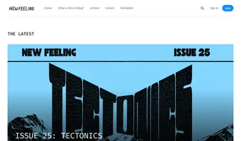 Screenshot of New Feeling