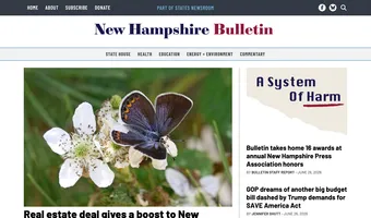Screenshot of New Hampshire Bulletin