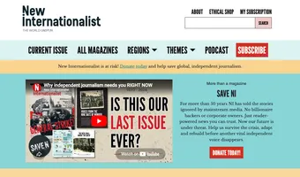 Screenshot of New Internationalist
