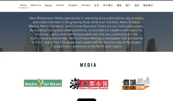 Screenshot of New Mainstream Media