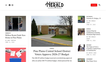 Screenshot of The New Pine Plains Herald