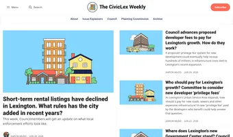 Screenshot of The CivicLex Weekly