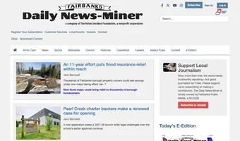 Screenshot of Fairbanks Daily News-Miner