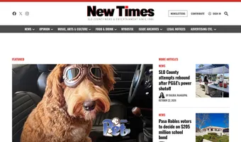 Screenshot of New Times San Luis Obispo