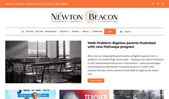 Screenshot of The Newton Beacon