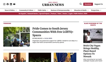 Screenshot of NJ Urban News