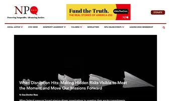 Screenshot of Nonprofit Quarterly