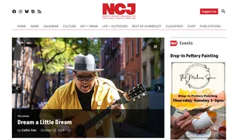 Screenshot of North Coast Journal