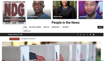 Screenshot of North Dallas Gazette