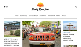 Screenshot of North Fork Sun