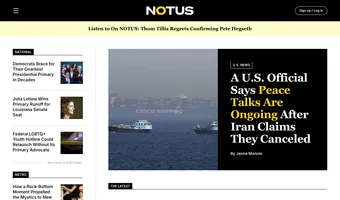 Screenshot of NOTUS