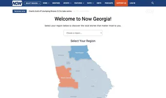 Screenshot of Now Georgia