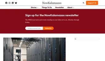 Screenshot of NowKalamazoo