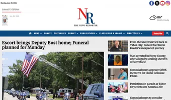 Screenshot of The News Reporter