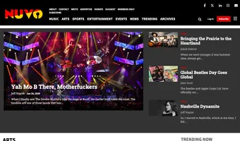 Screenshot of NUVO