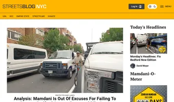 Screenshot of Streetsblog New York City