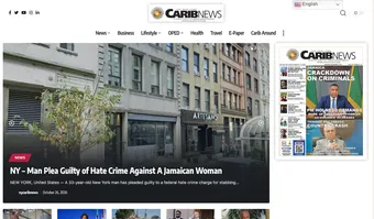 Screenshot of NY Carib News
