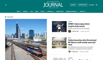Screenshot of Wednesday Journal