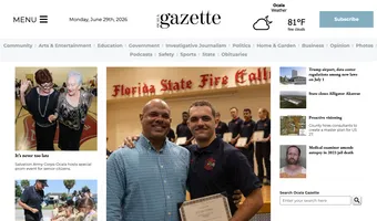 Screenshot of Ocala Gazette