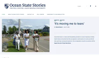 Screenshot of Ocean State Stories