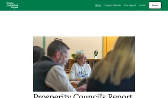 Screenshot of Oregon Journalism Project