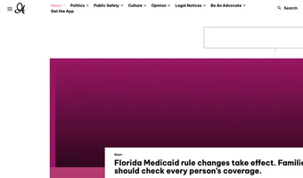Screenshot of Orlando Advocate