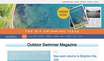 Screenshot of Outdoor Swimmer Magazine