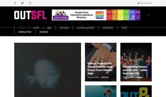 Screenshot of Out South Florida