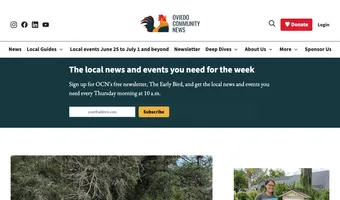 Screenshot of Oviedo Community News