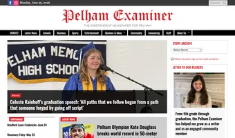 Screenshot of Pelham Examiner