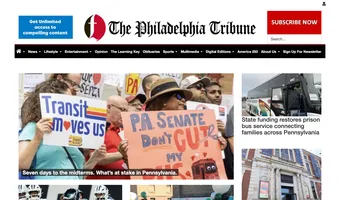 Screenshot of The Philadelphia Tribune
