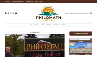 Screenshot of Philomath News