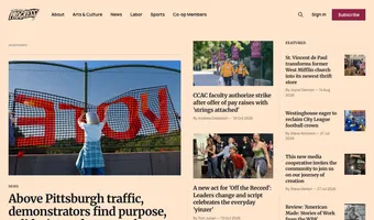 Screenshot of The Pittsburgh Progress