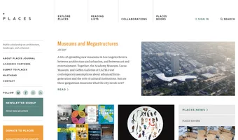 Screenshot of Places Journal