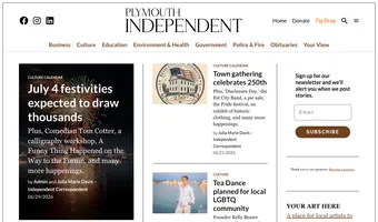 Screenshot of Plymouth Independent
