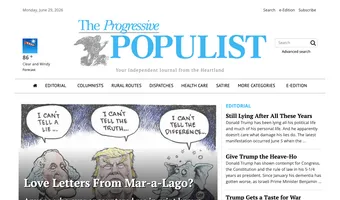 Screenshot of The Progressive Populist