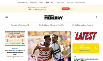 Screenshot of Portland Mercury