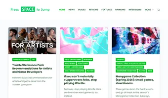 Screenshot of Press SPACE to Jump