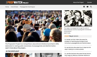 Screenshot of The Propwatch Project