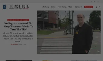 Screenshot of Institute for Public Service Reporting