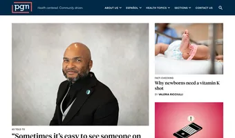 Screenshot of Public Good News